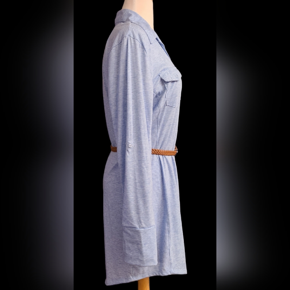 NWT Ultra Flirt size XL Jr. Light blue dress - Picture 6 of 12